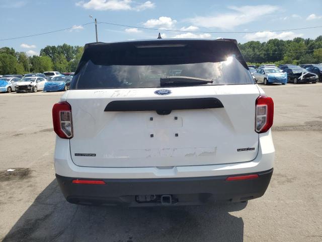 1FM5K8AB2LGA97224 - 2020 FORD EXPLORER POLICE INTERCEPTOR WHITE photo 6