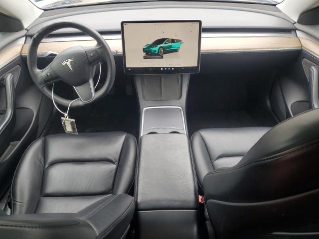5YJ3E1EB7NF305213 - 2022 TESLA MODEL 3 ლურჯი ფოტო 8