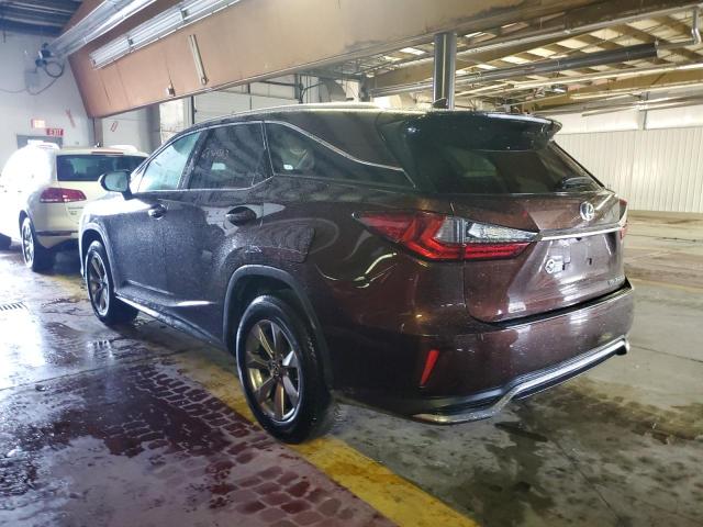 JTJDZKCA2J2009986 - 2018 LEXUS RX 350 L BROWN photo 2