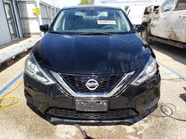 3N1AB7APXHY394615 - 2017 NISSAN SENTRA S BLACK photo 5