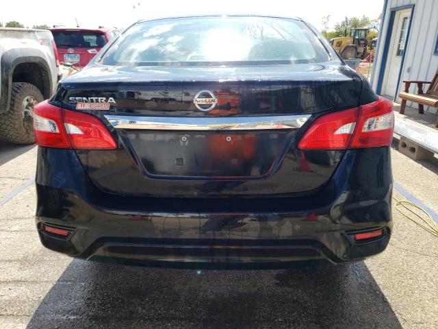 3N1AB7APXHY394615 - 2017 NISSAN SENTRA S BLACK photo 6