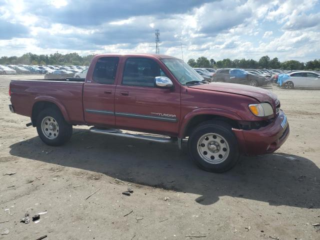 5TBBT44164S453674 - 2004 TOYOTA TUNDRA ACCESS CAB SR5 RED photo 4