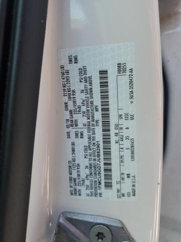 1FMCU9GD7JUB82901 - 2018 FORD ESCAPE SE Biały zdjęcie 13