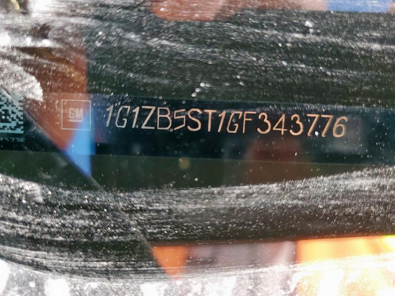 1G1ZB5ST1GF343776 - 2016 CHEVROLET MALIBU LS თეთრი ფოტო 12