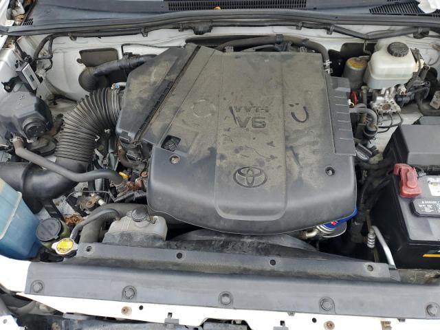 3TMLU4EN6FM179700 - 2015 TOYOTA TACOMA DOUBLE CAB WHITE photo 11