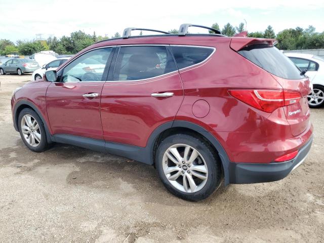 5XYZWDLA6GG305511 - 2016 HYUNDAI SANTA FE S RED photo 2