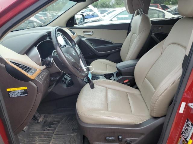 5XYZWDLA6GG305511 - 2016 HYUNDAI SANTA FE S RED photo 7