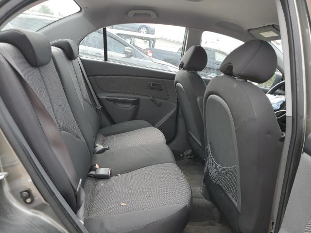 KNADH4A3XB6737830 - 2011 KIA RIO BASE GRAY photo 10