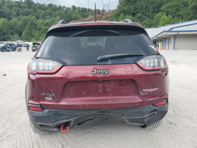 1C4PJMBX4LD620764 - 2020 JEEP CHEROKEE TRAILHAWK MAROON photo 6