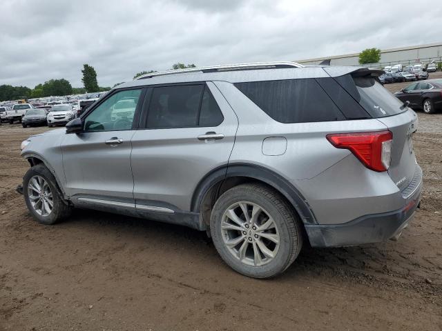 1FMSK8FH2MGB31048 - 2021 FORD EXPLORER LIMITED SILVER photo 2