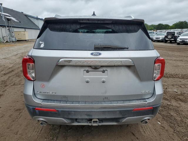 1FMSK8FH2MGB31048 - 2021 FORD EXPLORER LIMITED SILVER photo 6