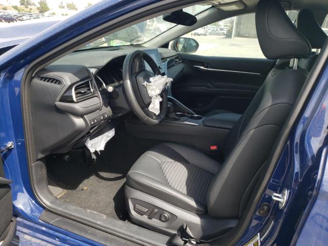 4T1T11AK7PU137452 - 2023 TOYOTA CAMRY SE NIGHT SHADE BLUE photo 7