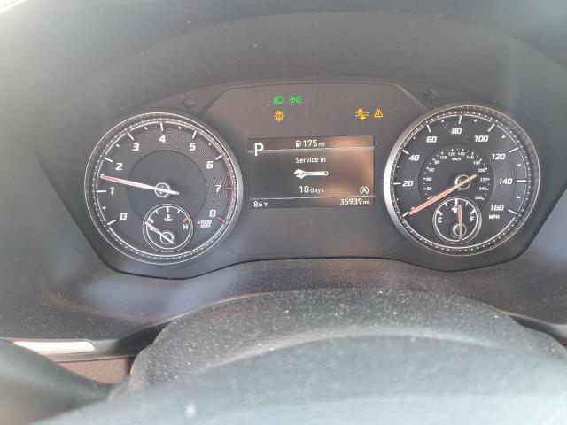 5NMS2DAJ3NH390620 - 2022 HYUNDAI SANTA FE SEL WHITE photo 9