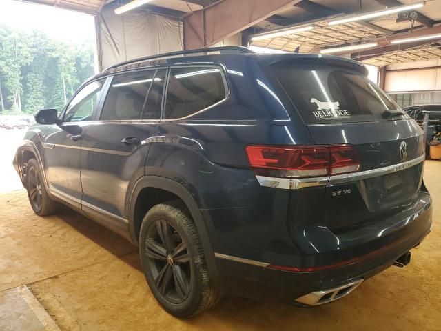 1V2PR2CA9MC549140 - 2021 VOLKSWAGEN ATLAS SE Синій фото 2