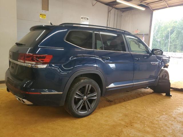 1V2PR2CA9MC549140 - 2021 VOLKSWAGEN ATLAS SE Синій фото 3