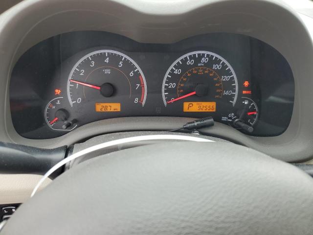 1NXBU40E59Z065654 - 2009 TOYOTA COROLLA BASE Rot Foto 9