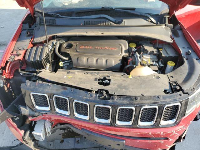 3C4NJCABXJT467774 - 2018 JEEP COMPASS SPORT RED photo 12