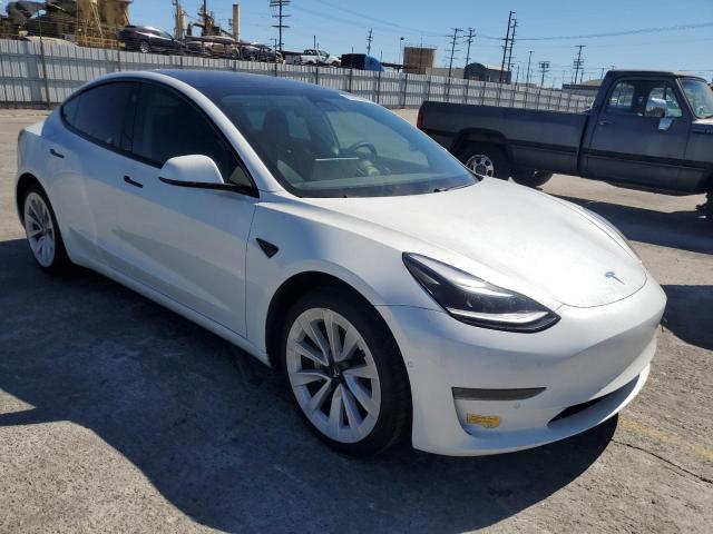 5YJ3E1EA8MF067233 - 2021 TESLA MODEL 3 白色 照片 4