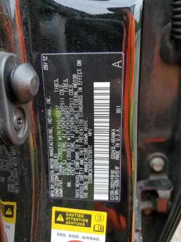 5TDBK3EH5DS179917 - 2013 TOYOTA HIGHLANDER BASE Սև լուսանկար 13