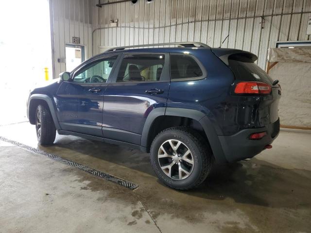1C4PJMBS1EW172317 - 2014 JEEP CHEROKEE TRAILHAWK BLUE photo 2