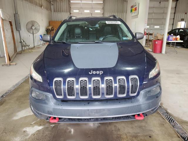 1C4PJMBS1EW172317 - 2014 JEEP CHEROKEE TRAILHAWK BLUE photo 5