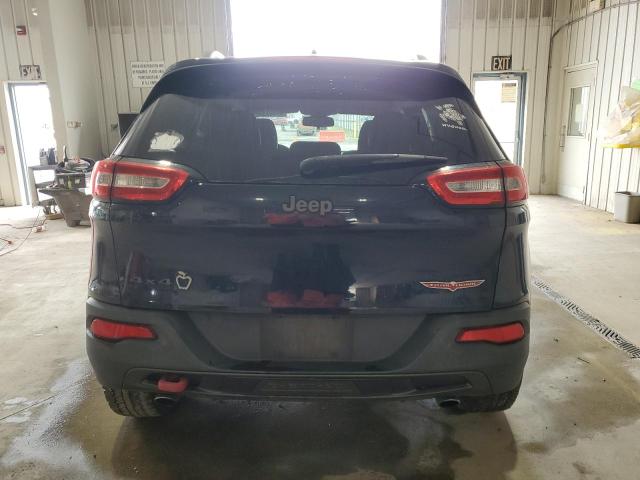 1C4PJMBS1EW172317 - 2014 JEEP CHEROKEE TRAILHAWK BLUE photo 6
