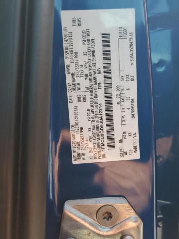 1FMCU9GD5JUA12214 - 2018 FORD ESCAPE SE ლურჯი ფოტო 14