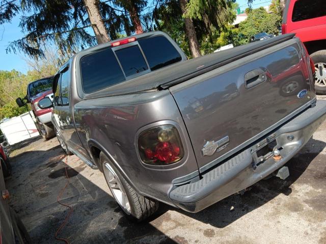 1FTRW07372KD06416 - 2002 FORD F150 SUPERCREW HARLEY DAVIDSON GRAY photo 3