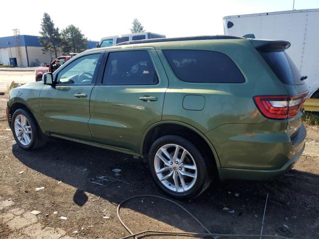 1C4RDJDG2NC106173 - 2022 DODGE DURANGO GT GREEN photo 2