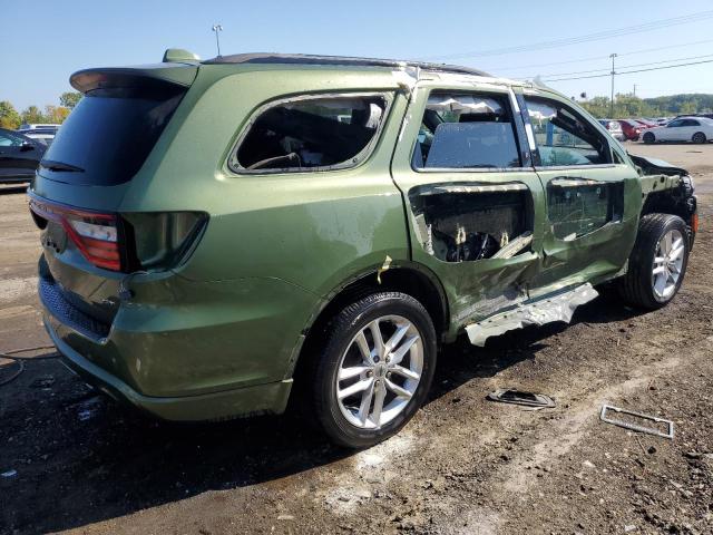 1C4RDJDG2NC106173 - 2022 DODGE DURANGO GT GREEN photo 3