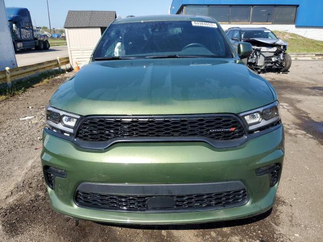 1C4RDJDG2NC106173 - 2022 DODGE DURANGO GT GREEN photo 5