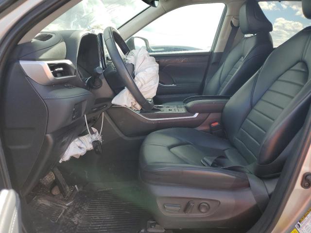 5TDHZRBH6NS195722 - 2022 TOYOTA HIGHLANDER XLE SILVER photo 7