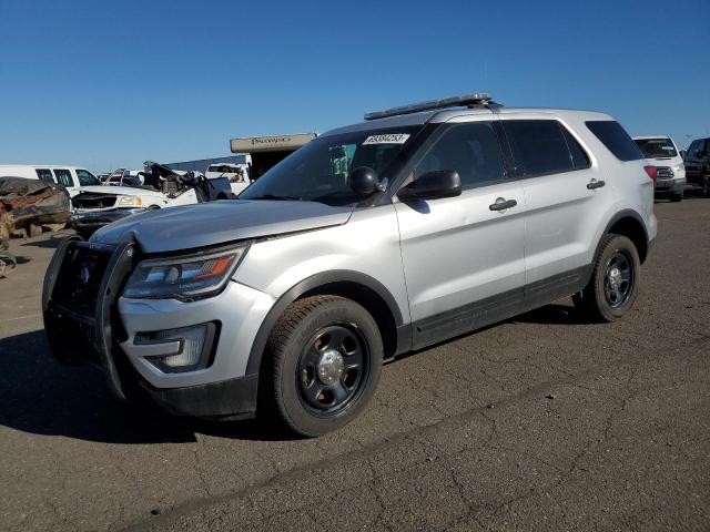 1FM5K8AR8HGD93093 - 2017 FORD EXPLORER POLICE INTERCEPTOR SILVER photo 1