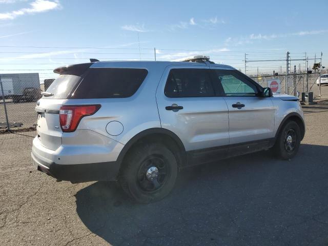 1FM5K8AR8HGD93093 - 2017 FORD EXPLORER POLICE INTERCEPTOR SILVER photo 3