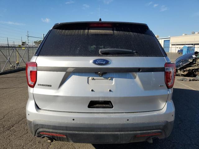 1FM5K8AR8HGD93093 - 2017 FORD EXPLORER POLICE INTERCEPTOR SILVER photo 6