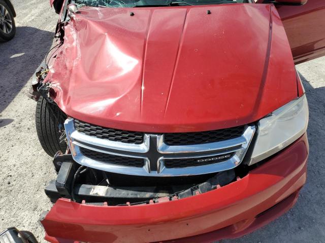 1C3CDZCB5CN146926 - 2012 DODGE AVENGER SXT RED photo 11