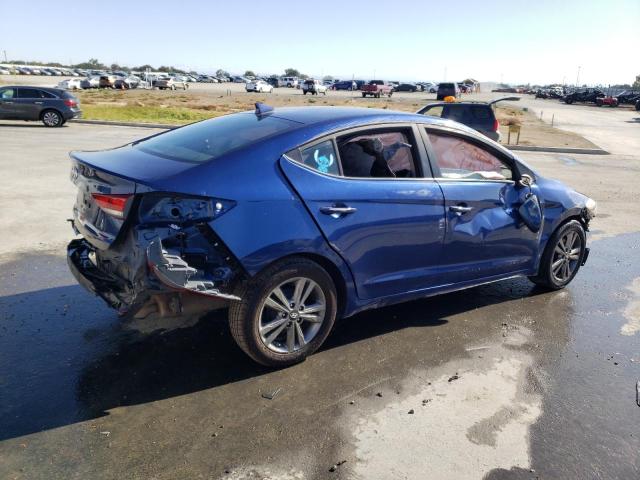 5NPD84LF4HH068611 - 2017 HYUNDAI ELANTRA SE BLUE photo 3