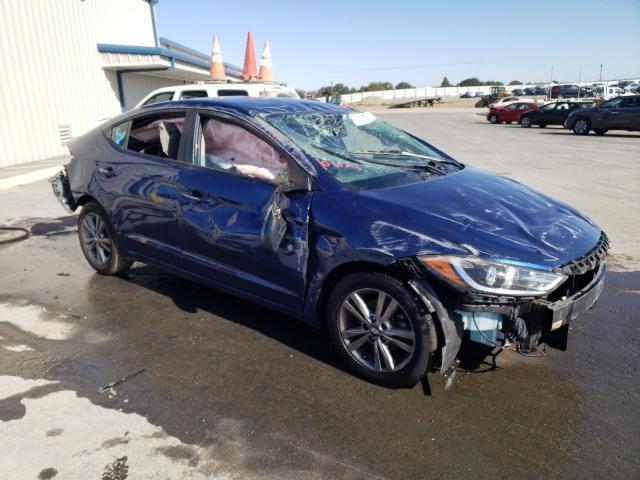 5NPD84LF4HH068611 - 2017 HYUNDAI ELANTRA SE BLUE photo 4