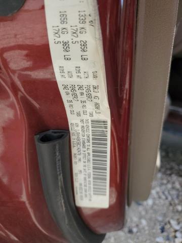 1J8HH48K58C142470 - 2008 JEEP COMMANDER SPORT Կարմիր լուսանկար 12