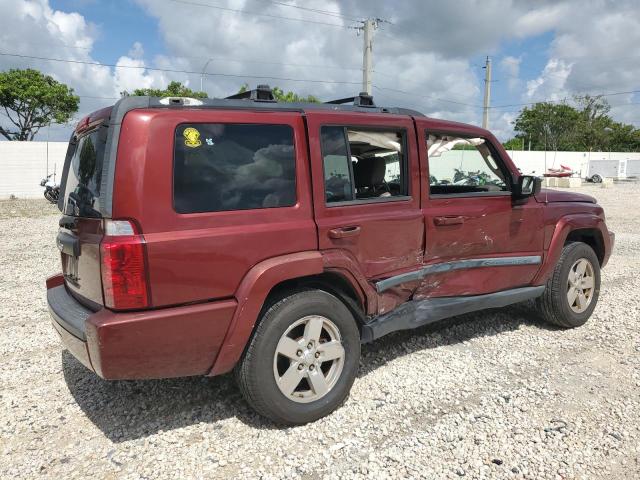 1J8HH48K58C142470 - 2008 JEEP COMMANDER SPORT Կարմիր լուսանկար 3