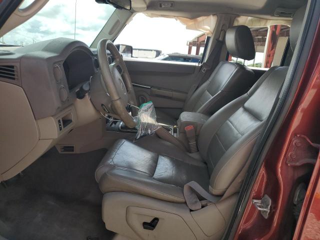 1J8HH48K58C142470 - 2008 JEEP COMMANDER SPORT Կարմիր լուսանկար 7