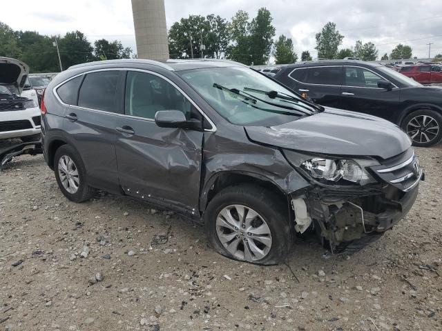 2HKRM4H78DH673065 - 2013 HONDA CR-V EXL GRAY photo 4