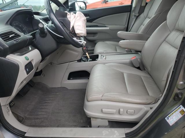 2HKRM4H78DH673065 - 2013 HONDA CR-V EXL GRAY photo 7