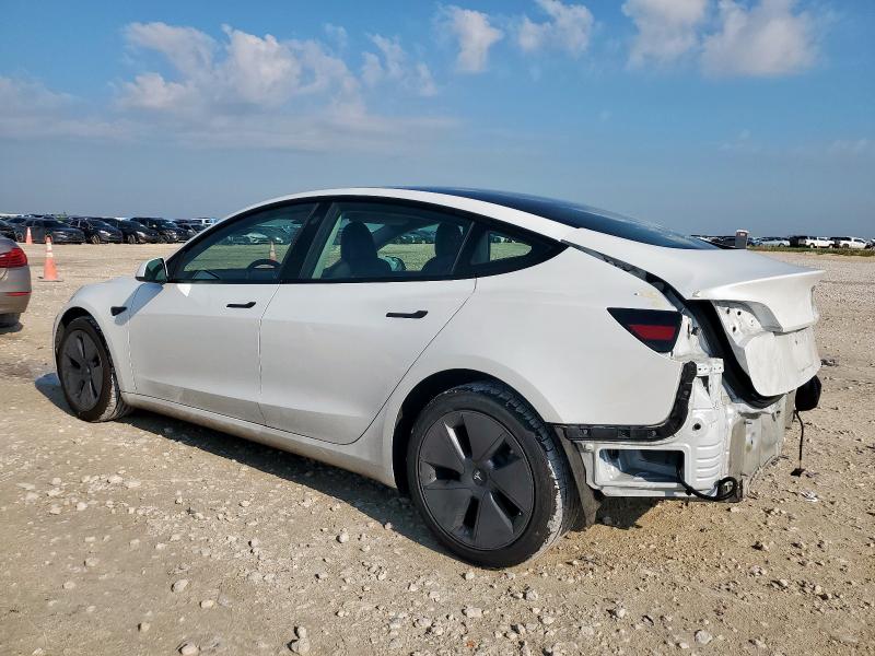 5YJ3E1EA9PF488026 - 2023 TESLA MODEL 3 WHITE photo 2