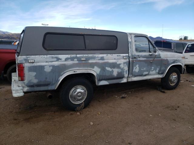 1FTHF25LXGPB43068 - 1986 FORD F250 GRAY photo 3