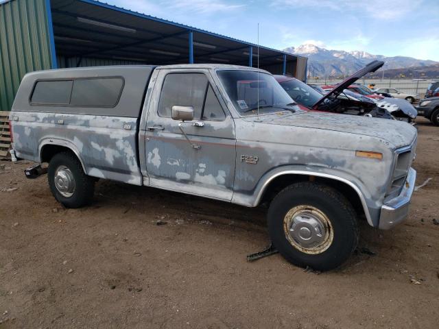 1FTHF25LXGPB43068 - 1986 FORD F250 GRAY photo 4