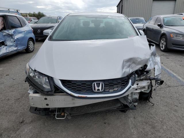 19XFB2F55FE110030 - 2015 HONDA CIVIC LX SILVER photo 5