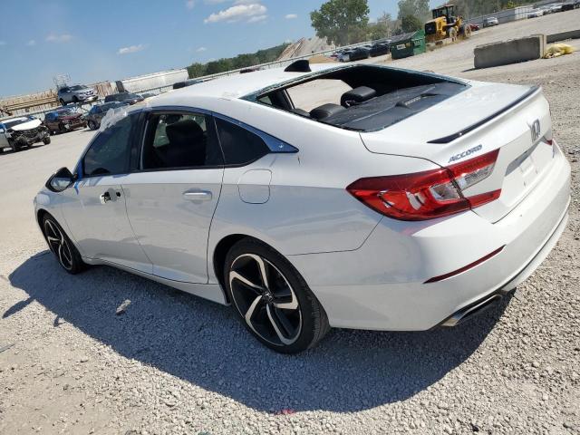 1HGCV2F3XMA011245 - 2021 HONDA ACCORD SPORT WHITE photo 2