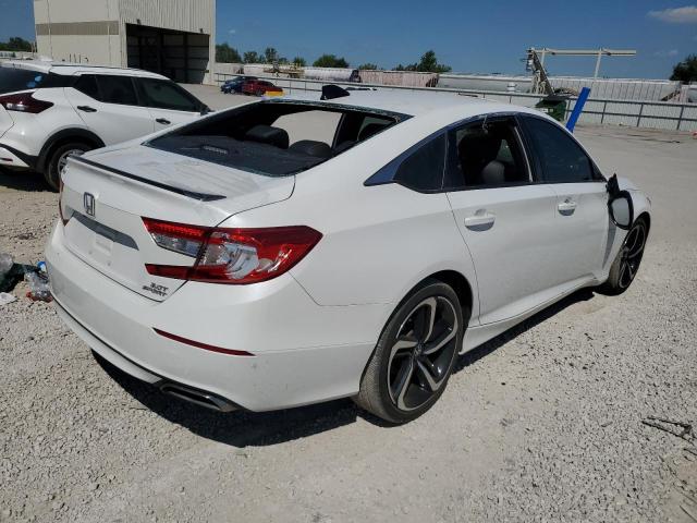 1HGCV2F3XMA011245 - 2021 HONDA ACCORD SPORT WHITE photo 3