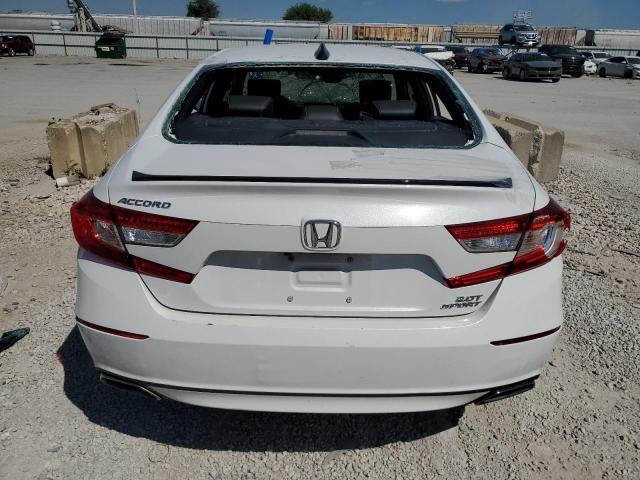 1HGCV2F3XMA011245 - 2021 HONDA ACCORD SPORT WHITE photo 6